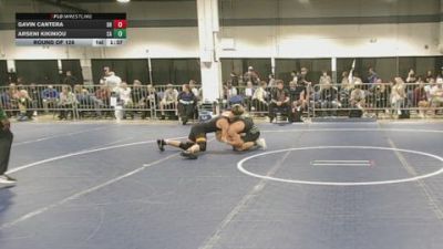 150 lbs Round Of 128 - Gavin Cantera, OH vs Arseni Kikiniou, CA