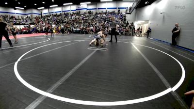 80 lbs Semifinal - Zayden Stanley, Newcastle Youth Wrestling vs Alana Clark, Choctaw Ironman Youth Wrestling