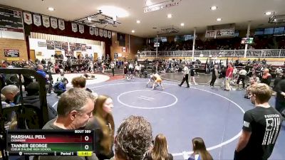 120 lbs Cons. Round 2 - Marshall Pell, Cashmere vs Tanner George, Coeur D`Alene High School