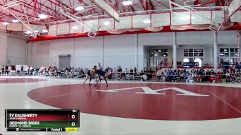141 lbs Cons. Round 2 - Ty Daugherty, John Carroll vs Desmond Diggs, Mount St. Joseph