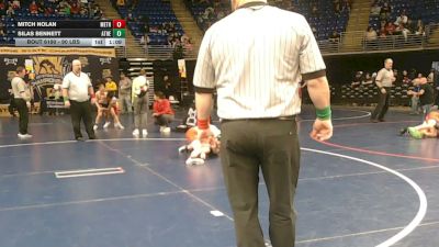 90 lbs Semifinal - Mitch Nolan, Methacton vs Silas Bennett, Athens