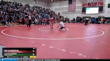 160 lbs Semifinal - Damian Riewe, Mankato West vs Coy Gunderson, Kerkhoven-Murdock-Sunburg