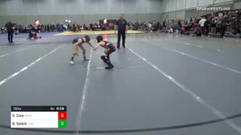 76 lbs Consolation - Scott Cole, Mayo Quanchi Judo And Wrestling Club vs Barret Speck, King Select