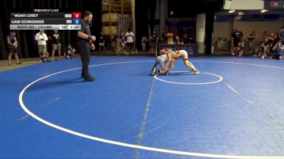 110 lbs 7th Place Match - Noah Losey, Bishop McCort High School Wrestling vs Liam Schroeder, Sycamore Wrestling Club