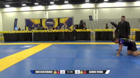 Sandro Vivona vs Ruben Kelvin Hernandez 2024 World IBJJF Jiu-Jitsu No-Gi Championship