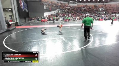 50 lbs Cons. Round 1 - Hayden Gunderson, Baldwin-Woodville vs Ceselia Stanton, Sparta