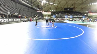 Girls 4A 115 lbs Champ. Round 1 - Savannah Thorpe, Richland (Girls) vs Bernice Liu, Skyline (Girls)