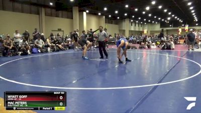 175 lbs 4th Wrestleback (32 Team) - Wyatt Goff, Level Up vs Mac Peters, Gulf Coast WC