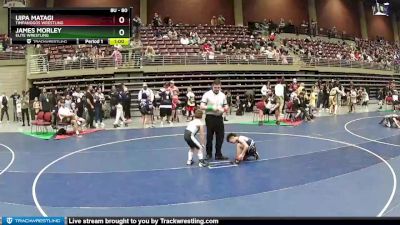 80 lbs Cons. Semi - Uipa Matagi, Timpanogos Wrestling vs James Morley, Elite Wrestling