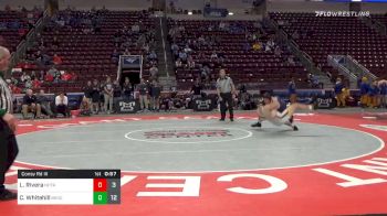 285 lbs Consolation - Lex Rivera, Notre Dame Hs - Green Pond vs Colby Whitehill, Brookville Area Hs