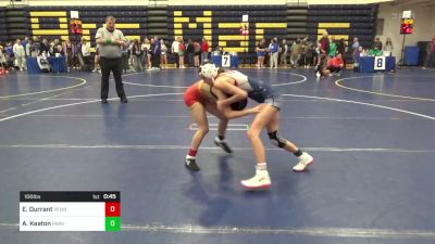 100 lbs Consy 4 - Emily Durrant, Penn Hills vs Allegra Keaton, Parkersburg South-WV