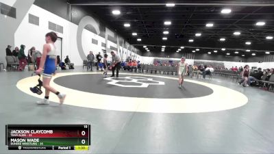 60 lbs Placement Matches (8 Team) - Jackson Claycomb, Team Alien vs Mason Wade, Dundee Wrestling