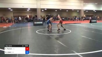 138 kg Quarterfinal - Cade Parent, Level Up Wrestling Center vs Nolan Liess, Genesee Valley Wrestling Club