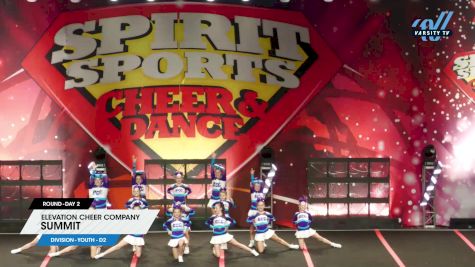Elevation Cheer Company - Summit [2024 L2 Youth - D2 Day 2] 2024 Spirit Sports Myrtle Beach Nationals