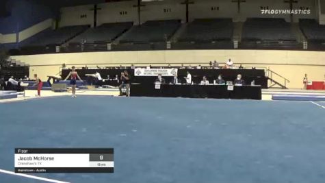 Jacob McHorse - Floor, Crenshaw's TX - 2021 USA Gymnastics Development Program National Championships