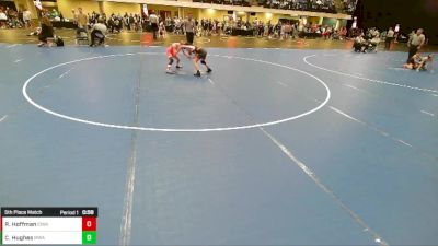 Boys 3rd-4th Grade - 67 5th Place Match - Rowan Hoffman, Iowa vs Calvin Hughes, Moen Wrestling Academy