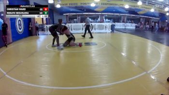 175 lbs Round 3 (8 Team) - Renato Miguelena, Oakleaf WC vs Christian Ward, Greasers