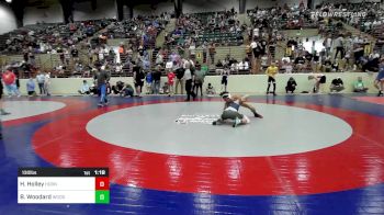 130 lbs Quarterfinal - Harris Holley, Hornet Wrestling Club vs Braylon Woodard, Woodland Wrestling