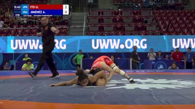 50 kg Finals 1-2 - Umi Ito, Japan vs Audrey Jimenez, United States