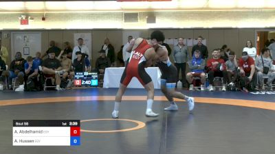 72 kg Semifinal - Aly Ibrahim Abdelhamid Abdelhamid, EGY vs Amr Reda Hussen, EGY