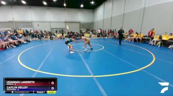 122 lbs Round 3 (8 Team) - Leiannah Landreth, Kansas vs Caitlyn Kelley, Wisconsin