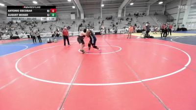 285 lbs 7th Place - Antonio Escobar, NC vs August Moser, NJ