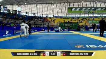 Maria Vitória Vital Vieira vs Maria Eduarda L. M. Da Silva 2026 Brasileiro Jiu-Jitsu IBJJF