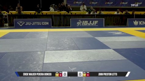 Michael Thomas Lee vs Erick Walker Pereira Boness 2026 Pan Jiu Jitsu IBJJF Championship