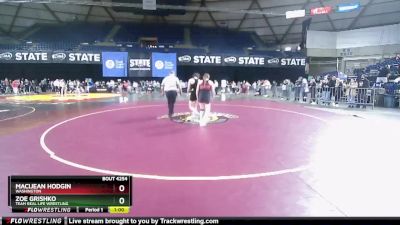 127 lbs Cons. Semi - Macijean Hodgin, Washington vs Zoe Grishko, Team Real Life Wrestling