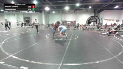 157 lbs Quarterfinal - Brodee Garcia, Bayer Trained vs Gavin Meraw, Osoway