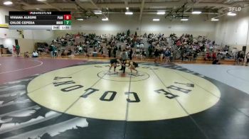 130 lbs Cons. Round 2 - Paula Palacio Oliveros, Coppell Red vs Claudia Goyo, Carrollton Newman Smith