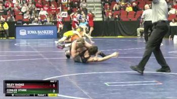 1A-150 lbs Cons. Round 2 - Conlee Stark, Mount Ayr vs Riley Radke, Missouri Valley