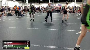 113 lbs Round 2 (8 Team) - Wilmont Kai, Pocono Regional WC vs Aiden Swink, 84 Athletes