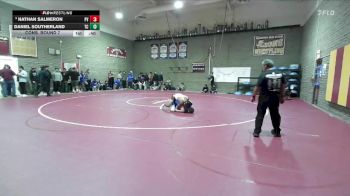 138 lbs Cons. Round 7 - Daniel Southerland, Temescal Canyon vs Nathan Salmeron, Paloma Valley
