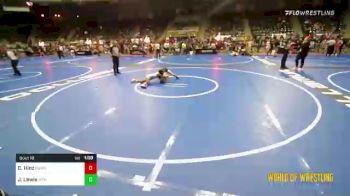 89 lbs Rd Of 32 - Cooper Hinz, Big Game WC vs Jayshaun Lewis, WolfPack Wrestling Academy