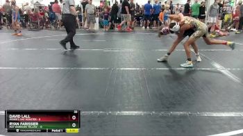 92 lbs Round 1 (6 Team) - David Lall, Moser`s Mat Monster vs Ryan Farissier, Mat Warriors Yellow