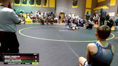 55 lbs Round 1 - Grant Gillhouse, Greyhound Wrestling Club vs Brady Wheeler, Swainsboro Tigers