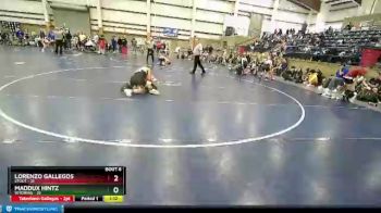 130 lbs Round 3 (4 Team) - Maddux Hintz, Wyoming vs Lorenzo Gallegos, Stout