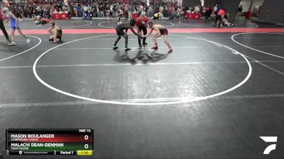 120 lbs Cons. Round 3 - Malachi Dean-Denman, Team Nazar vs Mason Boulanger, Luxemburg-Casco