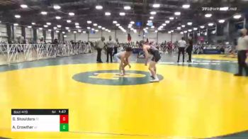 145 lbs Prelims - Gavin Shoulders, ZZ vs Andrew Crowther, UT