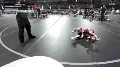 55 lbs Consi Of 16 #1 - Giovanny Savarese, Apex vs Carter Walker, The Lab WC