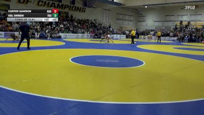 123 lbs Consi Of 16 #1 - Carter Dawson, Roseburg (OR) vs Kel Unrein, Fruita Monument (CO)