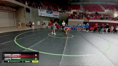 152 lbs Round 1 (16 Team) - Dashia Campbell, Midlothian Heritage vs Chioma Nwaigbo, Frisco