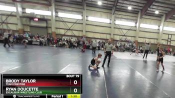 90 lbs Semifinal - Ryan Doucette, Excalibur Wrestling Club vs Brody Taylor, Team Prestige