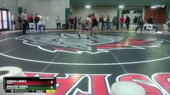 215 lbs Quarterfinal - Spencer Green, Catholic High School vs Joshua Lingle, Trinity