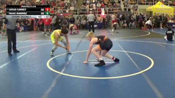 122 lbs Champ. Round 2 - Lucas Carney, Springfield Wrestling Club vs Isaac Ramirez, None