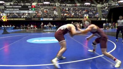 184 lbs Champ. Round 1 - Jackson Davis, UChicago vs Brandt Bombard, Augsburg