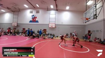 152 lbs Round 3 (6 Team) - Lucas Parietti, BB Wrestling vs Keefer Strange, Cypress Wrestling Club