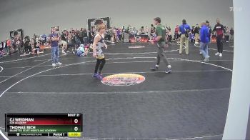 107 lbs Quarterfinal - Cj Weidman, C2X Academy vs Thomas Rich, Palmetto State Wrestling Academy