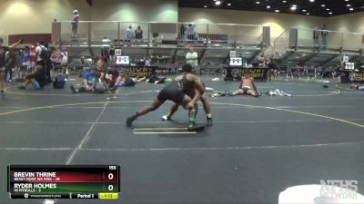 155 lbs Round 5 (6 Team) - Ryder Holmes, Mi Pitbulls vs Brevin Thrine, Beast Mode WA Pink